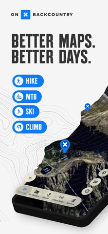 onX Backcountry: 3D Trail Maps