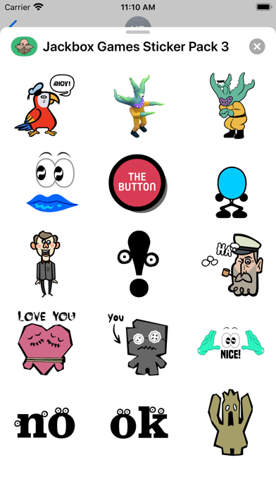 Jackbox Games Sticker Pack 3