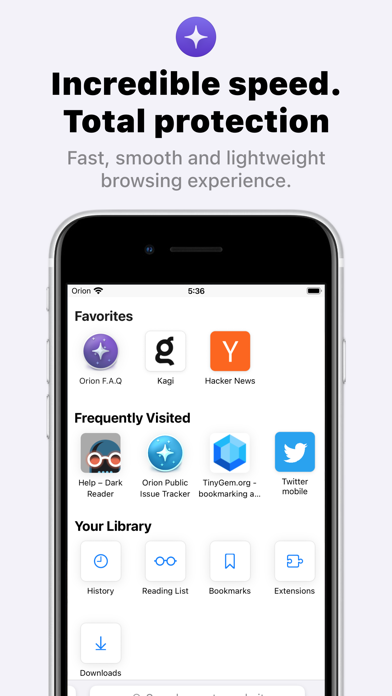 Orion Browser by Kagi
