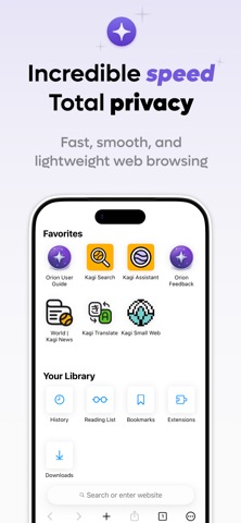 Orion Browser by Kagi