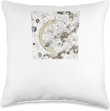 Cosmic Cartography Apparel Stellar Maps Throw Pillow, 16x16, Multicolor