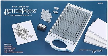 Spellbinders BetterPress Letterpress Machine for Cardmaking and Paper Crafts BP-001 (Betterpress Letterpress Machine)