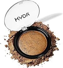 KYDA Baked Bronzer Palette, Marbleized Shimmer Bronzer, Buildable Natural Contour Color, Shimmer Face Contour Makeup, Long-wearing Smooth Coverage, Blend Seamlessly, Glow Makeup Palette, Nebula Drift