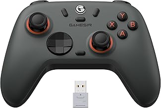 GameSir Nova Lite 2 Wireless PC Controller Hall Effect Sticks | Hall Effect Triggers,2.4G &amp; Wired 1000Hz Polling Rate, Remappable Buttons - Compatible with PC/Switch/Steam/Android